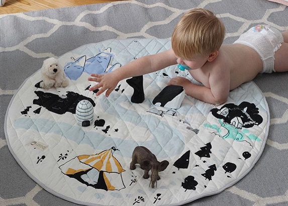 increasing playtime and activity with baby play mat