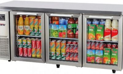 3 door undercounter refrigerator