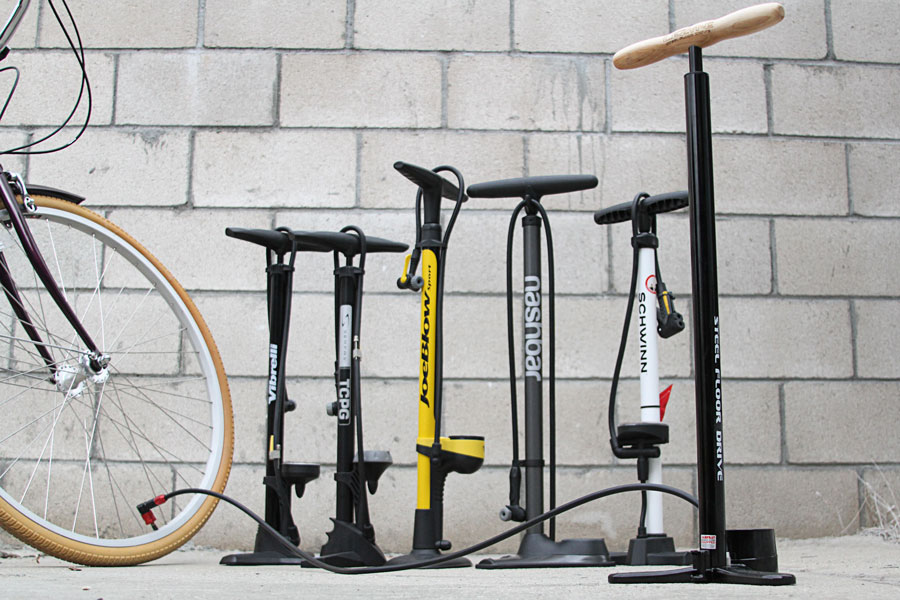 different types of bike pumps