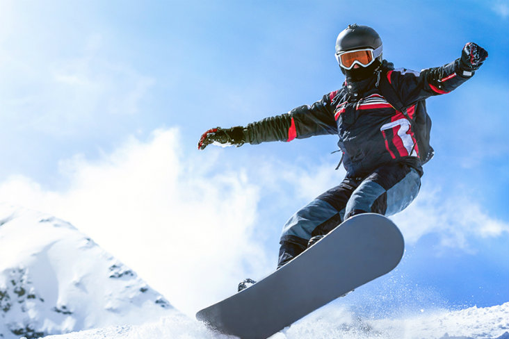 snowboarding