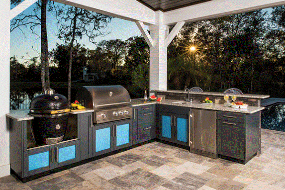 outdoor alfresco kitchens