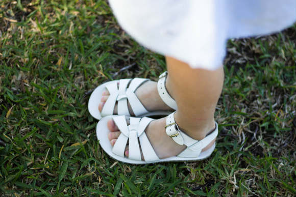 Salt-Water Sun-San Swimmer Flat Sandals