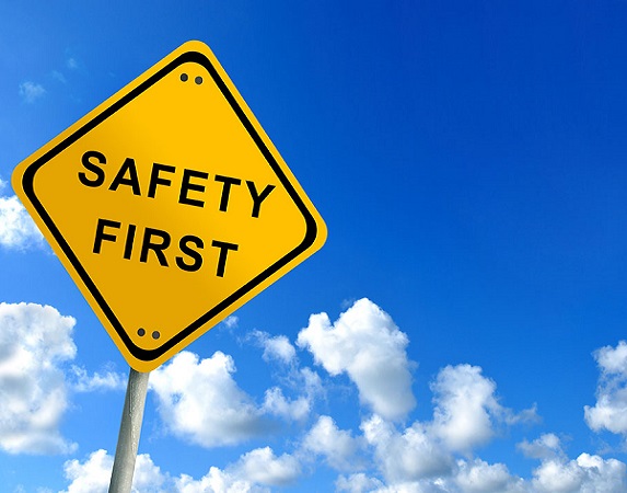 Safety First Sign