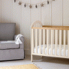 designer nursing chair and crib