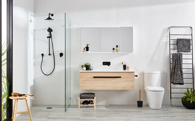 scandi-style bathroom