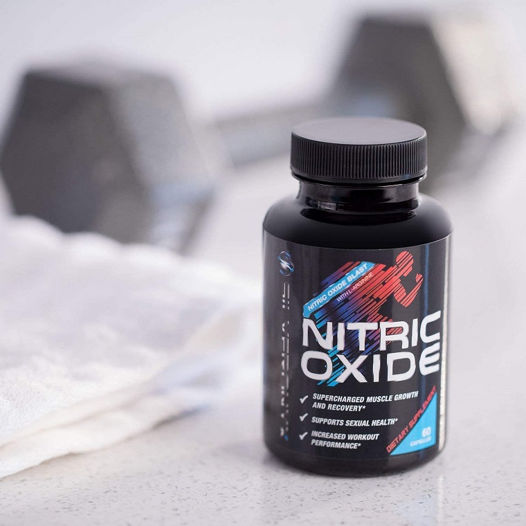 bottle of nitric oxide booster