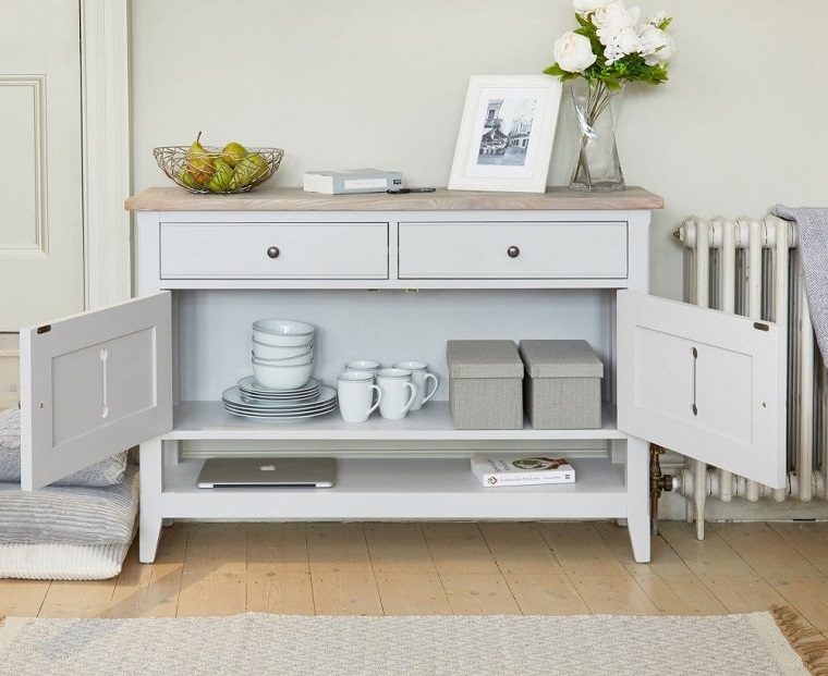 Sideboards in dining room