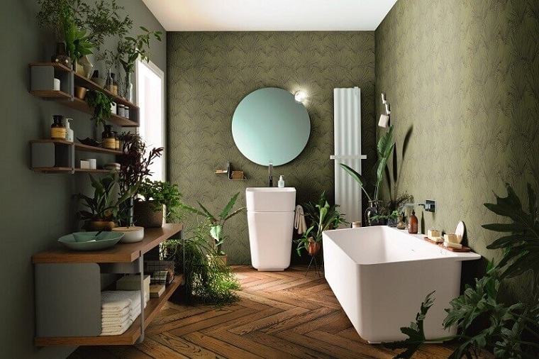 Bathroom-Greenery 