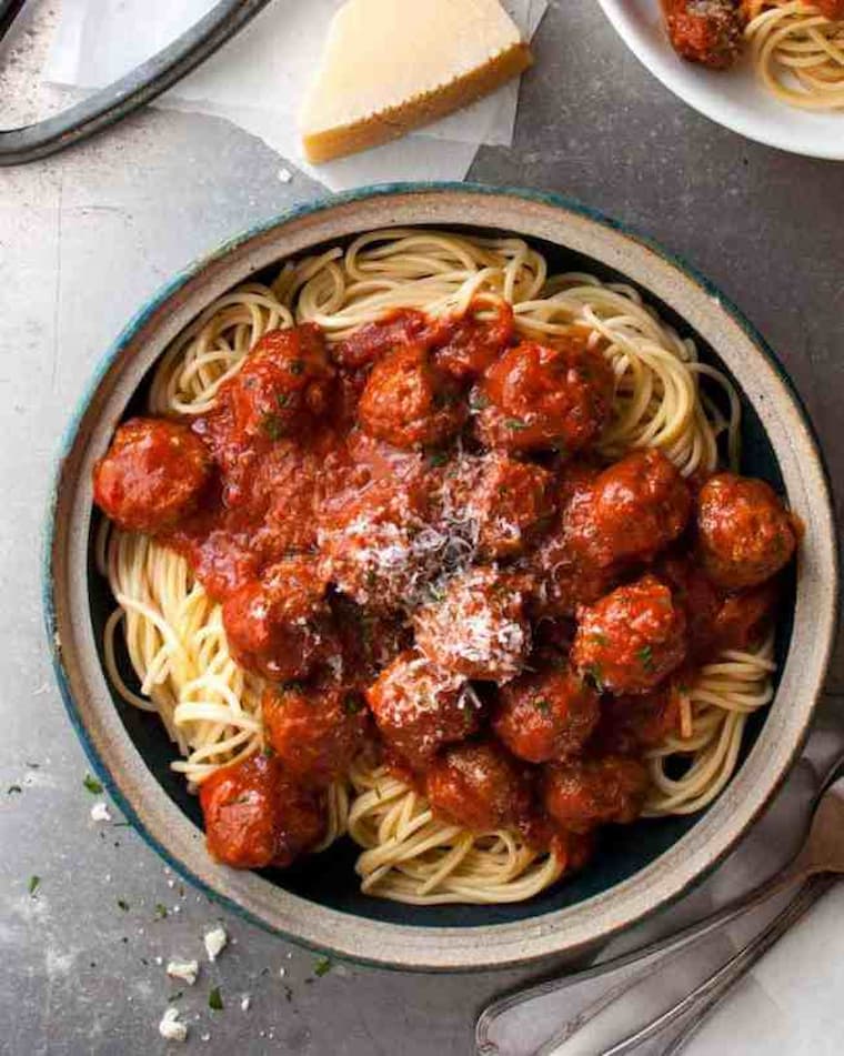 pasta with meat balls