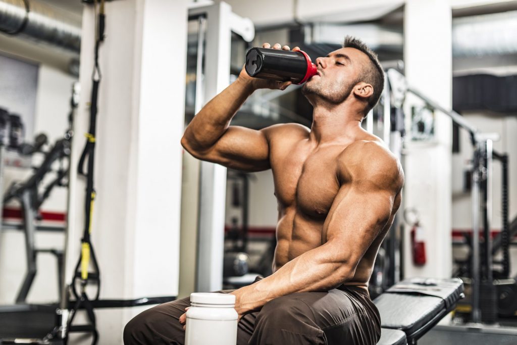 Protein and other bodybuilding supplements promote muscle gain and improve performance and recovery. It's been widely discussed what is the best window frame for drinking your protein shake, but the general conclusion is that it's best to take it up to three hours post-workout. In case you exercised first thing in the morning, sit down for a meal right after you're done.