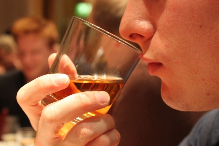 Smell whiskey