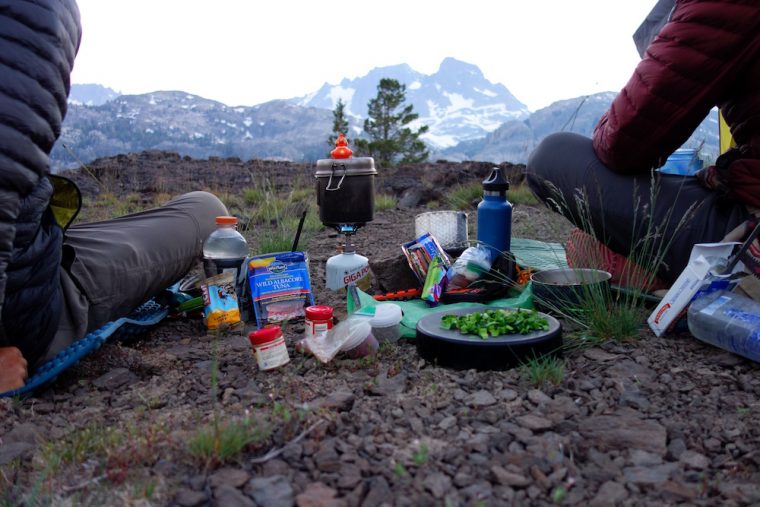 Hikers dinner