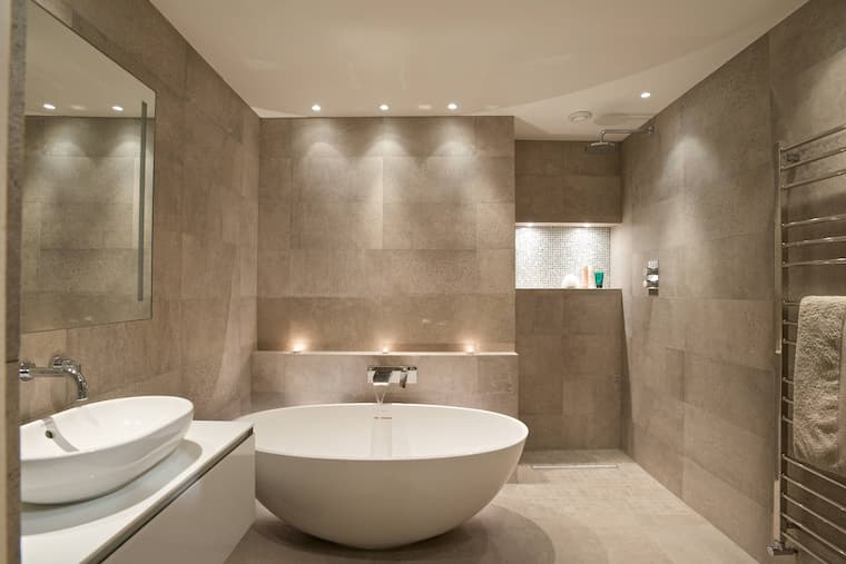 Relaxing Space in bathroom