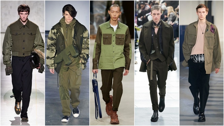Casual on sale army look