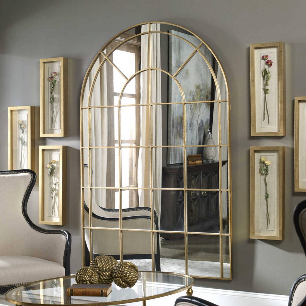 beautiful arched mirror