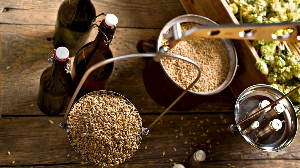 Weighting malt home brewing beer home brewing
