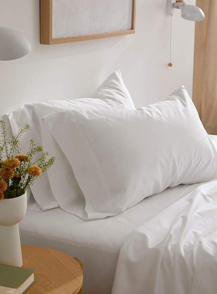 bamboo white pillowcases