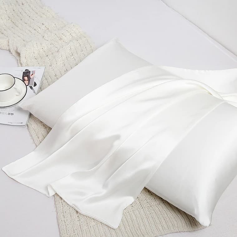 ivory silk pillow cases