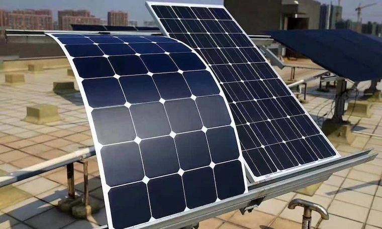 Rigid vs flexible solar panel