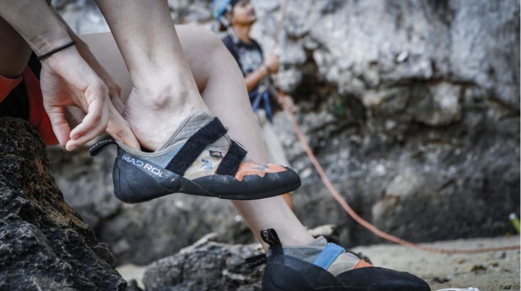 Rock climbing women shoes