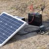 portable solar panel with battery box