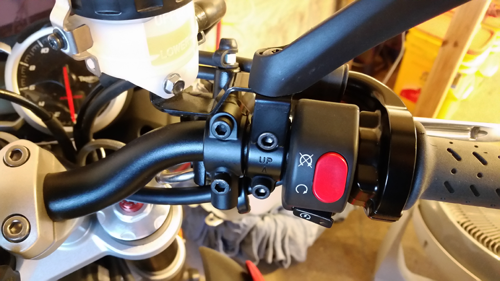 Motorbike Right Handlebar Controls