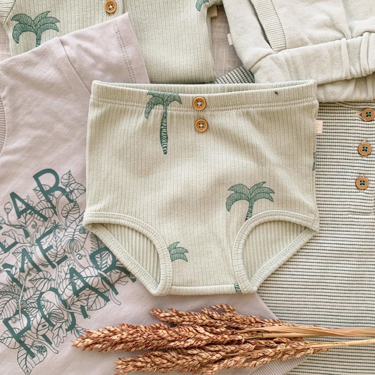 Organic Rib Nappy Pant
